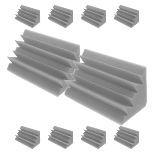Mousse insonorisante grise Alipis 12x12x24 cm pour traitement acoustique studio