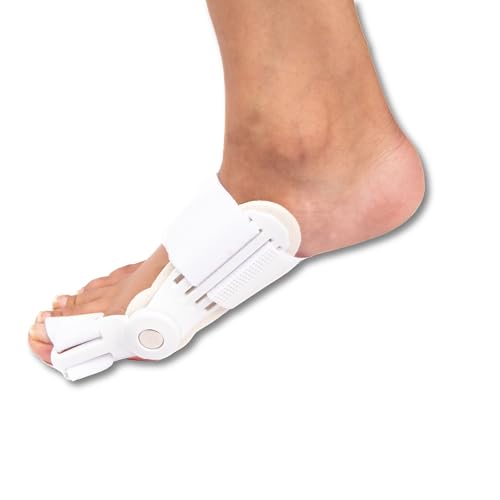 Wonder Care Férula ortopédica para juanetes para hombres y mujeres, enderezadora ortopédica para juanetes, férula Hallux Valgus construida para alineación de dedos y alivio del dolor, corrector de