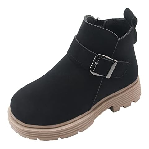 Kinder Winter Kurze Stiefel Mädchen Winterstiefel Prinzessinnen Schuhe Stiefeletten Elegant Kurze Stiefel Rutschfest Atmungsaktiv Boots Winterschuhe Cover
