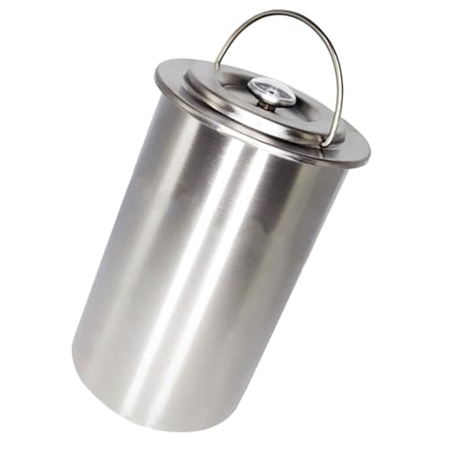 Ciieeo 1 Set Stainless Steel Meat Press Three with Thermometer for Homemade Sandwiches and Delicious Meat Kitchen Tool for Beef Pork Fish and Poultry Cooking