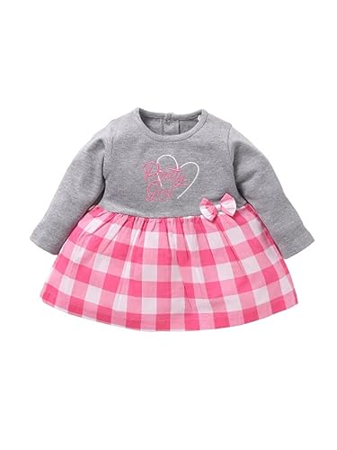 BABY GO Full Sleeve Cotton Regular A-Line Frocks for Baby Girls