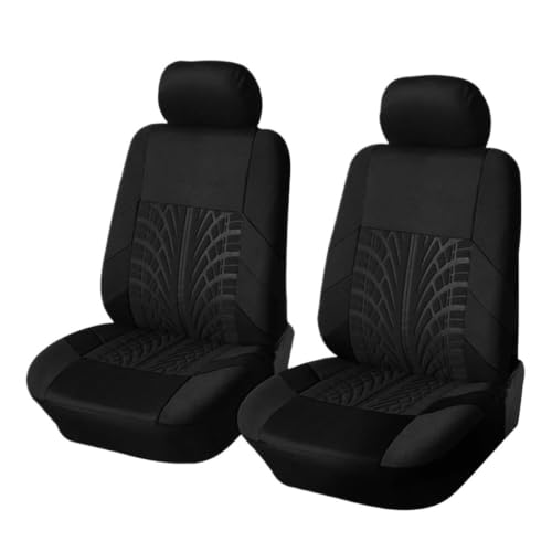 Housses de siège auto universelles quatre saisons en polyester noir
