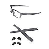 GOHIN Replacement Kit Temples Ear Socks Nose Pads For Oakley Crosslink Pitch OX8037 OX8041 Glasses - Gray