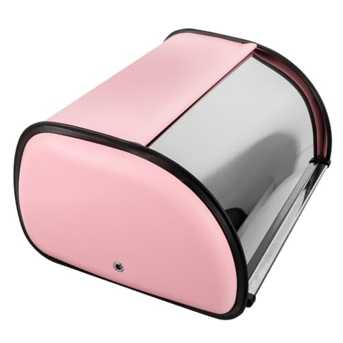 FUNOMOCYA Metal Bread Box with Lid Multi Functional Kitchen Storage Container for Bread Snacks Cutlery Sturdy Design Capacity for Home Bakery Use