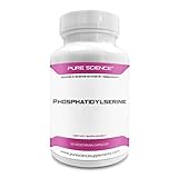 Pure Science Phosphatidylserine 100mg (From Soy Lecithin) - Essential Brain Nutrient for Improving Learning & Cognition and Reducing Cortisol - 50 Vegetarian Capsules of Phosphatidylserine Powder