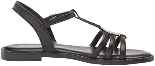 Bella Vita mens Vue-italy Flat Sandal, Black Leather, 8.5 Narrow US | Image 5