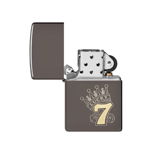 Zippo Lucky 7 Black Ice Encendedor de Bolsillo miniatura 2
