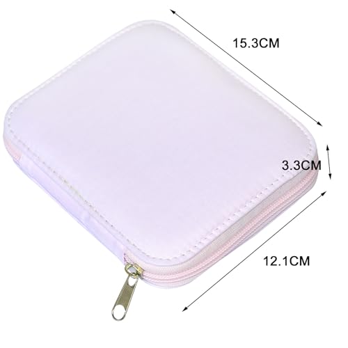 Image of Sewing Kit with Case Portable Sewing Supplies for Home Traveler, Adults, Beginner, Emergency, Contains 18 Sewing Thread, Scissors, Needles, Measure etc (Pink)