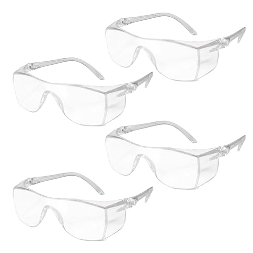 Image of OMOS Safety Goggles Eye Protection, Anti Fog, Scratch Resistant, UV Protected, Light Weight Polycarbonate Protective Safety Glasses (4)