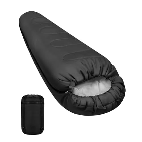 Single Sleeping Bags for Adults Ultralight 4 Season Single Person Warm Lightweight Sleeping Bag for Camping Lightweight Waterproof Indoor & Outdoor for Teenagers Adults Hiking Backpacking