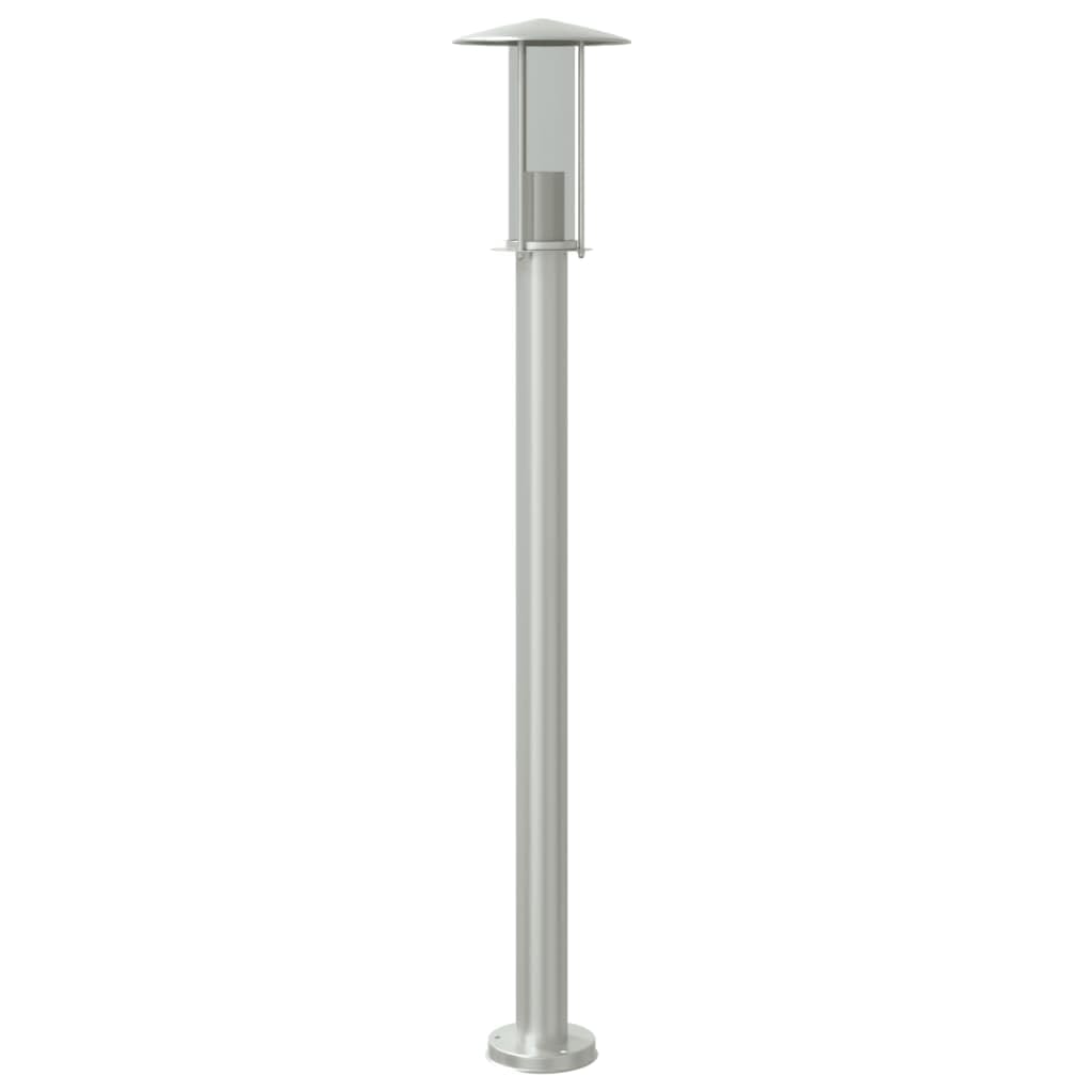 JUDYY Lampada da Terra per Esterni Argento 100 cm in Acciaio Inox,Lampade da Terra,Lampada da Terra Moderna,Lampade da Terra per Soggiorno-4006351