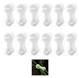 Natiform ロープテンショナー 12個 プラスチック 夜光 テントロープ アジャスター