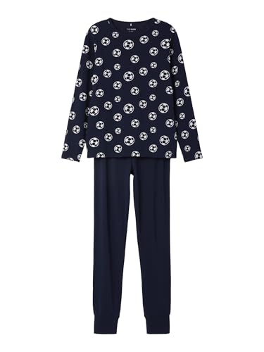 TWO SOON Jungen Schlafanzug Langarm Set – Kinder Pyjama 2-teilig, 95% Baumwolle & 5% Elastan, Größen 98–164