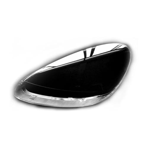 JOVERI Cubierta de faro delantero de coche, pantalla de lámpara, cubierta de lente de cristal for faro delantero de coche, for Porsche, for CAYENNE, 2011-2014 Cubierta de luz delantera para coche(BLAC