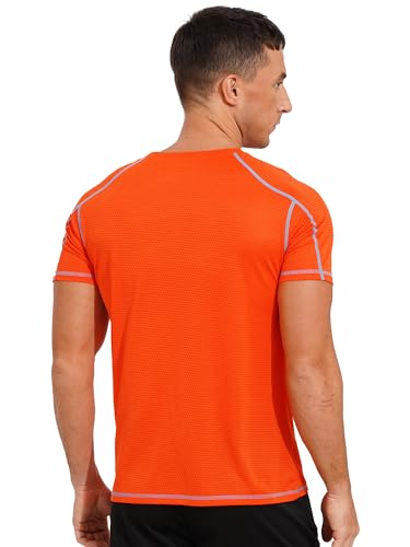 JEATHA Mens Rash Guard Shirts UPF 50+ Sun Protection T Shirt Short Sleeve Undershirt Quick Dry Muscle Tee Swimming Tops2