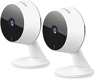LaView Home Security Camera HD 1080P(2 Pack) Motion Detection,Include 2 SD Cards,Two-Way Audio,Night Vision,WiFi Indoor Surveillance Wired for Baby/pet,Alexa and Google,Cloud Service (US Server)