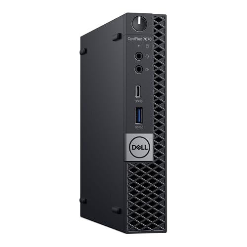 Dell Optiplex 7070 Micro/Core i7 9700 3,0 GHz/16 Go de RAM/256 Go SSD/WiFi/BT/Intel UHD Graphics/Win 11 Pro (reconditionné)