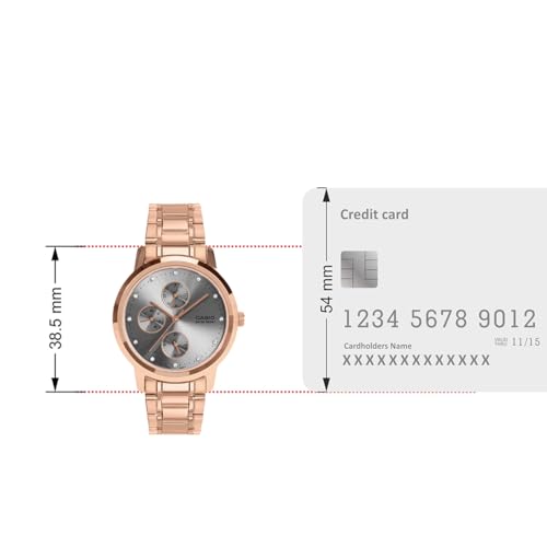 Image of Casio Enticer Ladies LTP-SN6KR-8A Analog Grey Dial Watch (A2497)