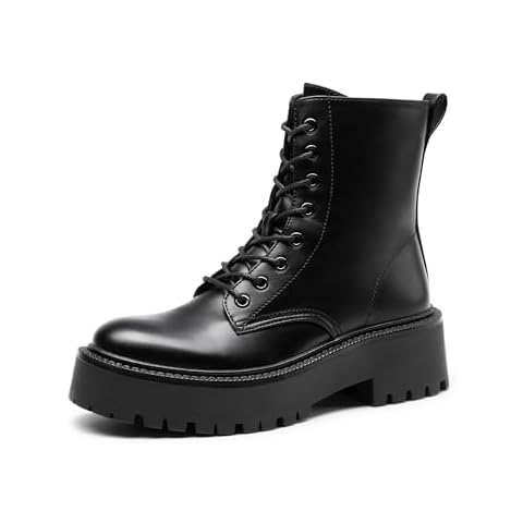 DREAM PAIRS Combat Ankle Boots Cover