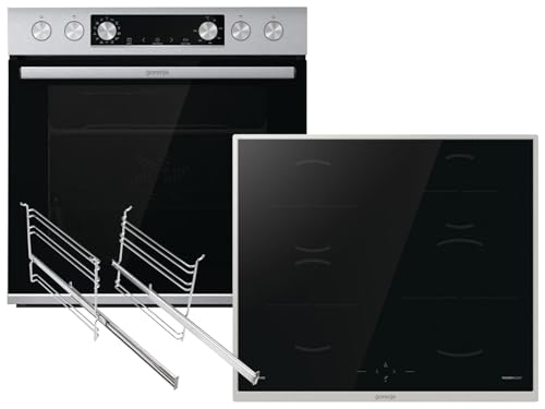Gorenje Red Pepper Set SIX Einbauherd BCSI6737E06X + Induktionskochfeld GI6400BX