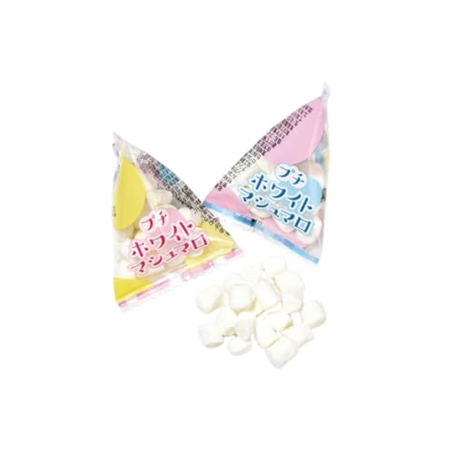 タクマ食品 プチホワイトマシュマロ 40個入 マシュマロ 個包装 小分け 小袋 ひとくちサイズ 大容量駄菓子 お菓子 おやつ 7RabbitRiograndeオリジナルステッカー付 【商標登録番号 第6667215】 (40個) 5枚目