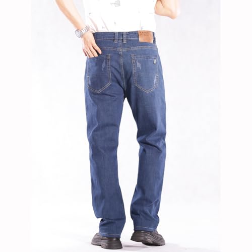 XYGJZ Mens Regular Fit Jeans Big and Tall Denim Pants3