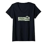 Photo Gallery donna equestrian retro style horse love stripe estetica maglietta con collo a v Photo Gallery donna equestrian retro style horse love stripe estetica maglietta con collo a v