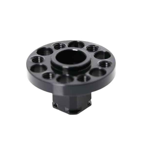 CNC Aluminum 7075 Center Spur Gear Pulley Seat for 1:10 RC Car Xray X4'24 Upgrade Part (Thickness:2mm)