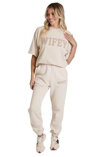 Wifey Teddy Tee in Champagne | Shirt for Honeymoon | Anniversary, Birthday, Bachelorette Party or Wedding Gift