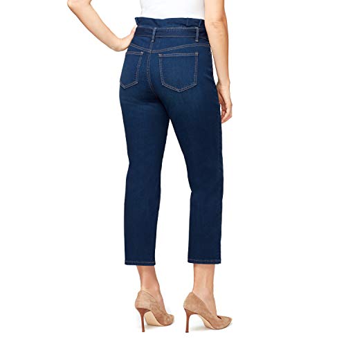 Gloria Vanderbilt Women's Paperbag Straight Leg Cropped Jean3