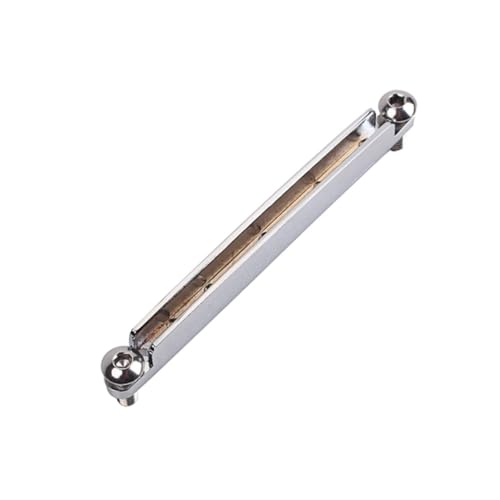 Totority Acoustic Guitar Bridge Pins Metal Guitar Bridge Saddle Tone Improvement Parts