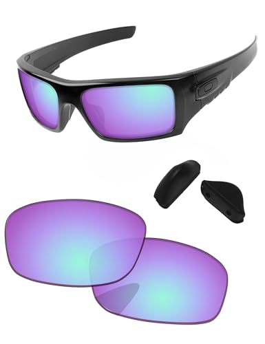 Image of Replacement Lenses & Nosepads for Oakley Si Ballistic Det Cord OO9253 61mm - Precision Fit, UV & Impact Resistant