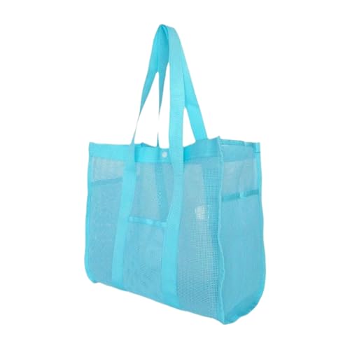 Beach Bags for Women | Summer Travel Mesh Tote Bag | Collecting Bag Beach Sand Toy | Sandproof Waterproof Reusable Toy Organizer Large Storage Purses | Tote | Net for Kids Swim