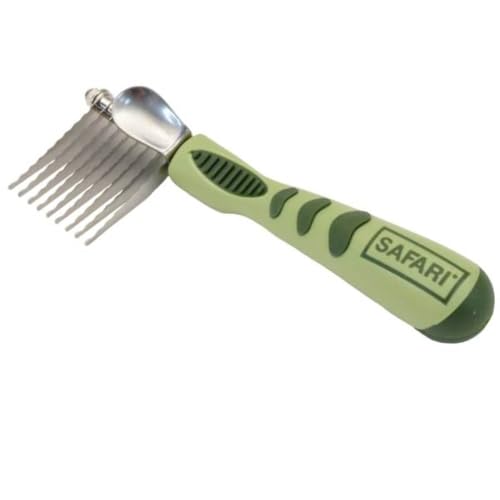 Coastal Pet Safari Dog De-Matting Comb – Serrated Stainless Steel Grooming Tool for Dogs with Medium to Long Hair – Keeps Coats Smooth & Soft – One Size