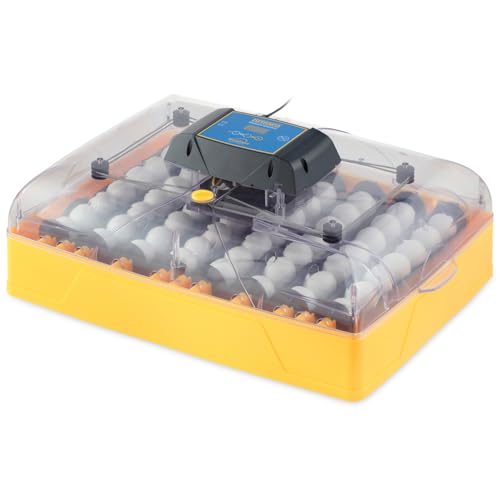 Brinsea Ovation 56 Advance Egg Incubator with Humidity Display, Automatic Egg Turning, Precision Controls, Temperature Alarms for Hatching 56 Chicken, Duck, and Other Bird Eggs