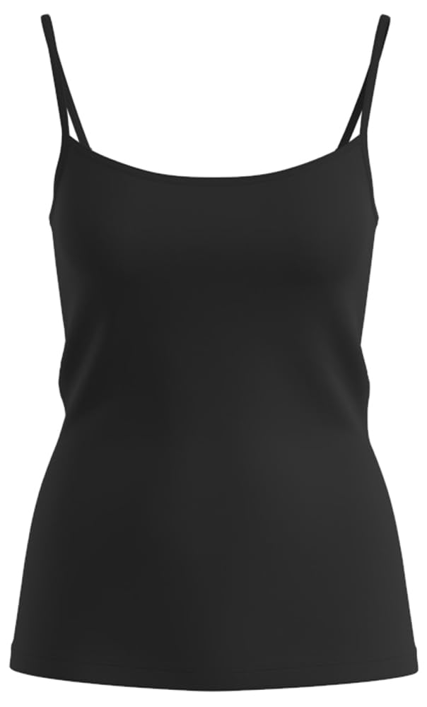 s.Oliver Women's 2179328 Top with Spaghetti Straps (Pack of 1), Black, 8