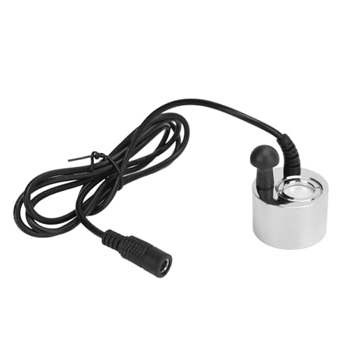 Lybunair Ultrasonic Mist Maker, Copper Single Head Fog Machine for Pond Fireplace Landscape DC 24V 650mA