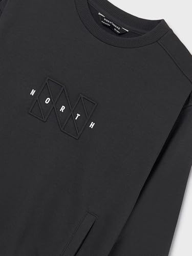 Mayoral Embossed Pullover for Boys Shadow3