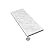 White 4 in. x 12 in. Polished Marble Subway Floor and Wall Sample Tile Having 0.33 sqft Coverage