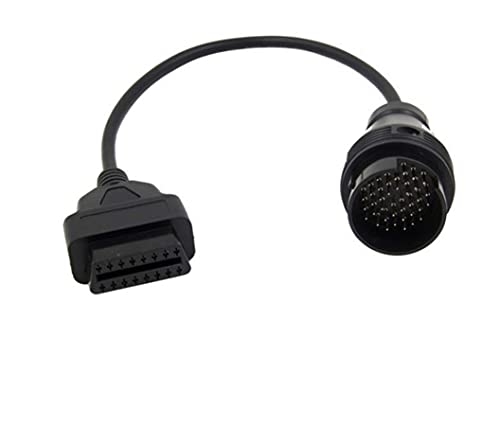 Riloer Cable adaptador de diagnóstico de fallas de coche de 38 pines a 16 pines OBD OBD2 OBDII para Multibao Mer-edes B-enz