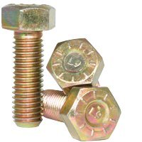 5/8"-11x7 (PT) Cap Screw, Grade 9, Made in USA, Zinc Yellow CR+3 (inch) (Quantity: 75)