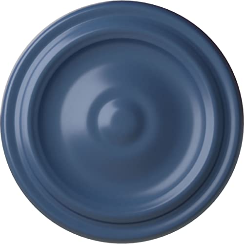 Image of 9 5 /8 inchOD x 1 1 /8 inchP Maria Ceiling Medallion (Fits Canopies up to 1 3 /4 inch), Hand-Painted Americana