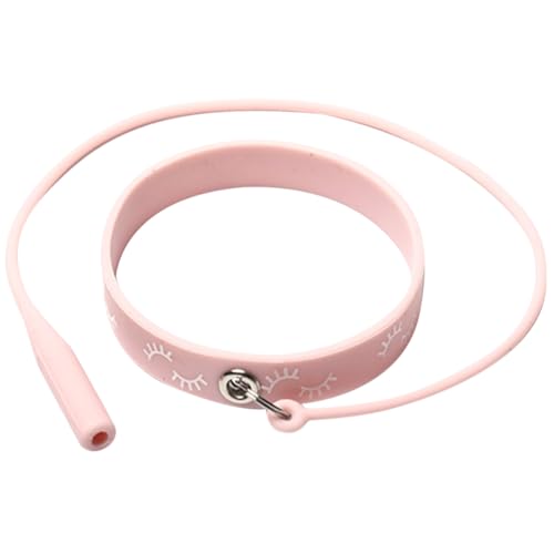 minkissy 1pcs Pink Silicone Lash Holder Wristband for Eyelash Extension, Comfortable and Multi-Functional, Fashionable for Women