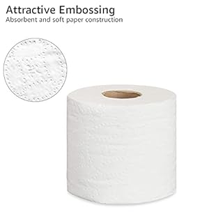 AmazonCommercial FSC certified paper 2-Ply White Quick Dispensing Toilet Paper for RV's & Marine, Waste-Tank Compatible, 300 Sheets per Roll - 24 Rolls