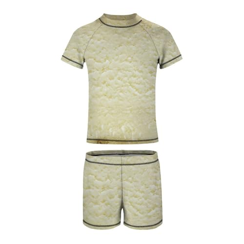 Cheesecake TextureChildren's Swimsuits Boys Two Piece Suit7-9Y（120cm）4