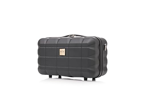 ATX Luggage 40 x 20 x 25 cm | Perfect for Ryanair Under Seat Cabin Case Hard Shell | Including Shoulder Strap | 20 Liters | Black