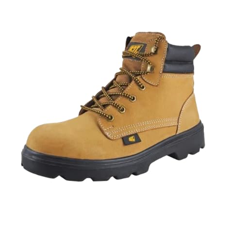 JCB Unisex Trekker Steel Toe Safety Shoes, Size 6, Brown - Durable, Comfortable Work Footwear for Men & Women-image-4