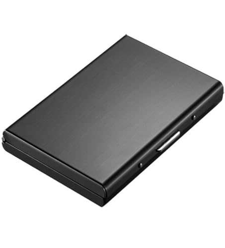 Generic Trendy 8-Slot RFID Stainless Steel Credit Card Holder (Black) - Image 8