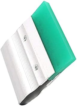 Aluminium Silk Screen Printing Squeegee Aluminium Handle Rubber Blade Scraper for Screen Printing 10cm Square-cut Blade