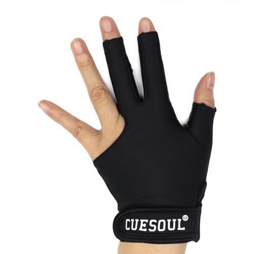 CUESOUL Left Hand Billiard Glove Black-Size L by CUESOUL - Used condition - Image 3